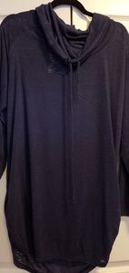 Navy Anges and Dora Raglan Cowl Neck Navy